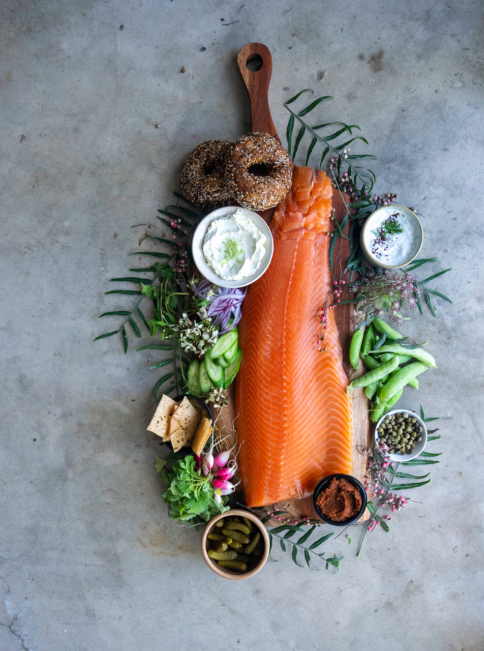 Smoked Salmon Board Recipe, Food + Home Magazine