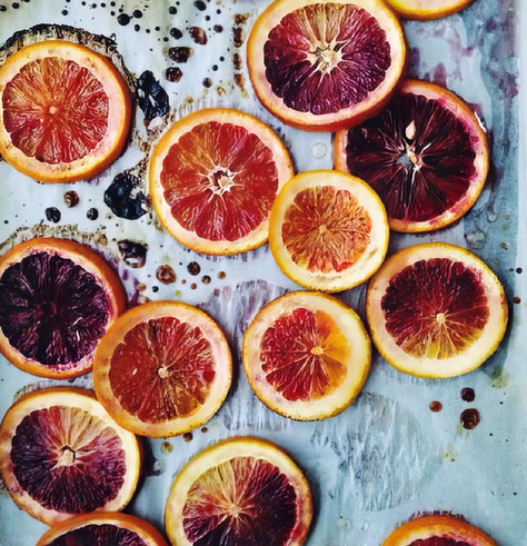 Candied Blood Oranges Recipe