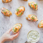 Smoked Salmon Crostini Recipe - Food + Home Magazine Santa Barbara