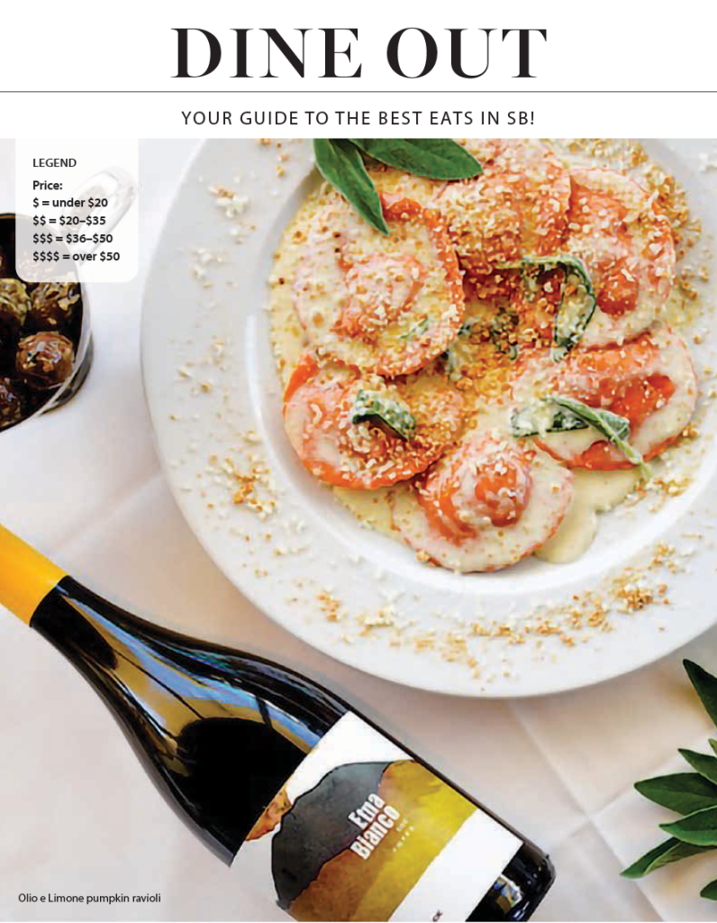 Food + Home Dining Guide Santa Barbara Summer 2025