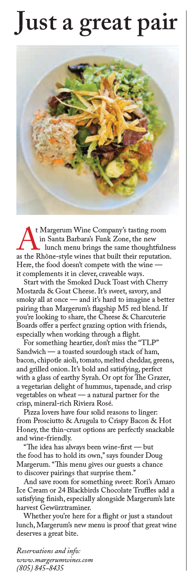 Food + Home Dining Guide Santa Barbara Summer 2025