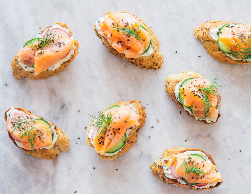 Smoked Salmon Crostini
